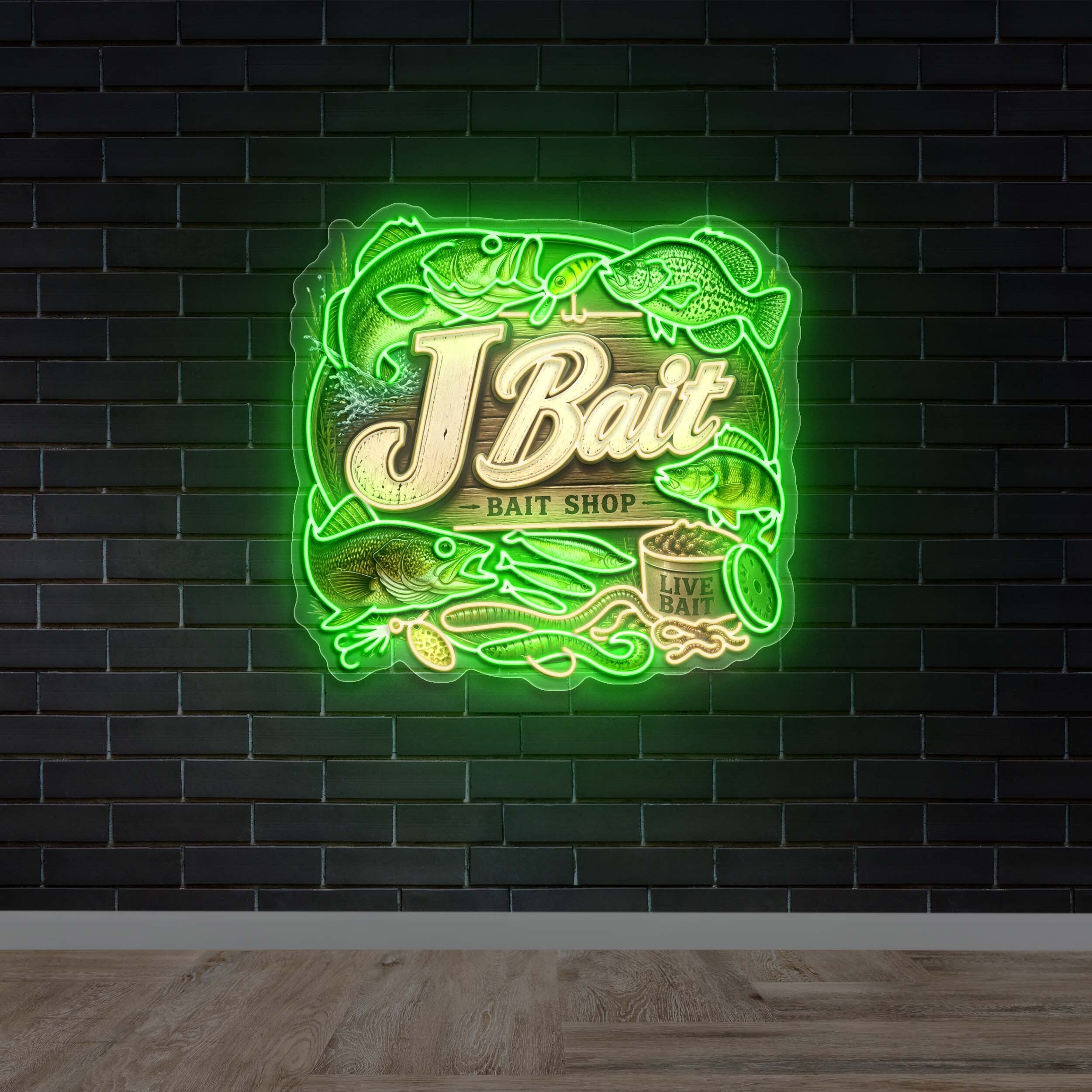 J Bait - Premium Neon Artwork
