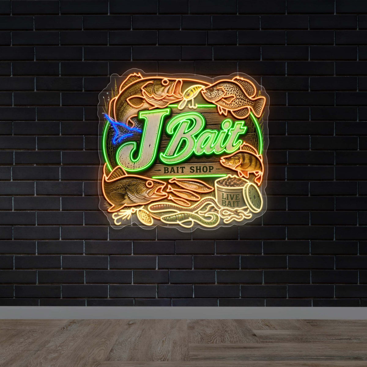 J Bait - Premium Neon Artwork