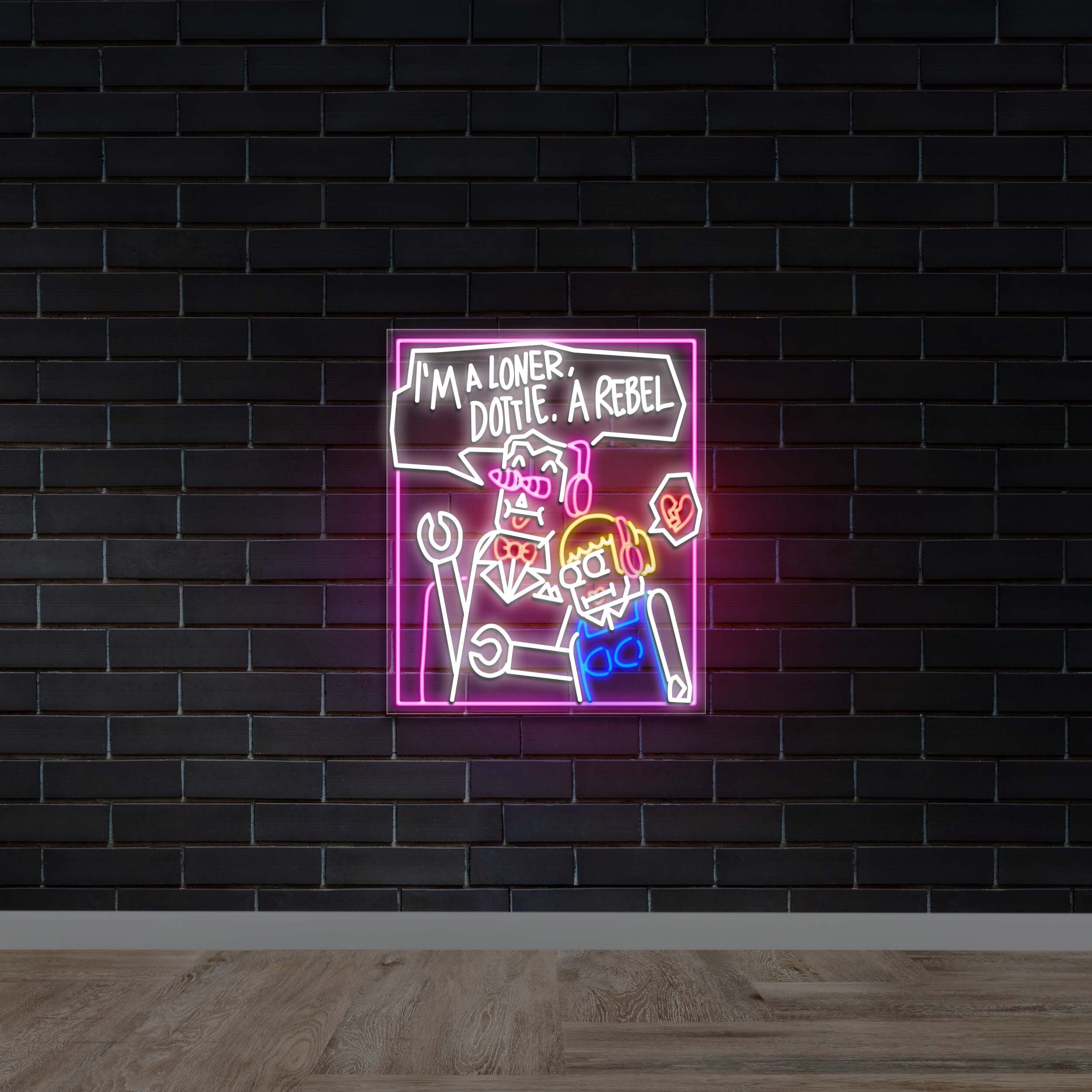 Dottie A Rebel - Premium Neon Artwork