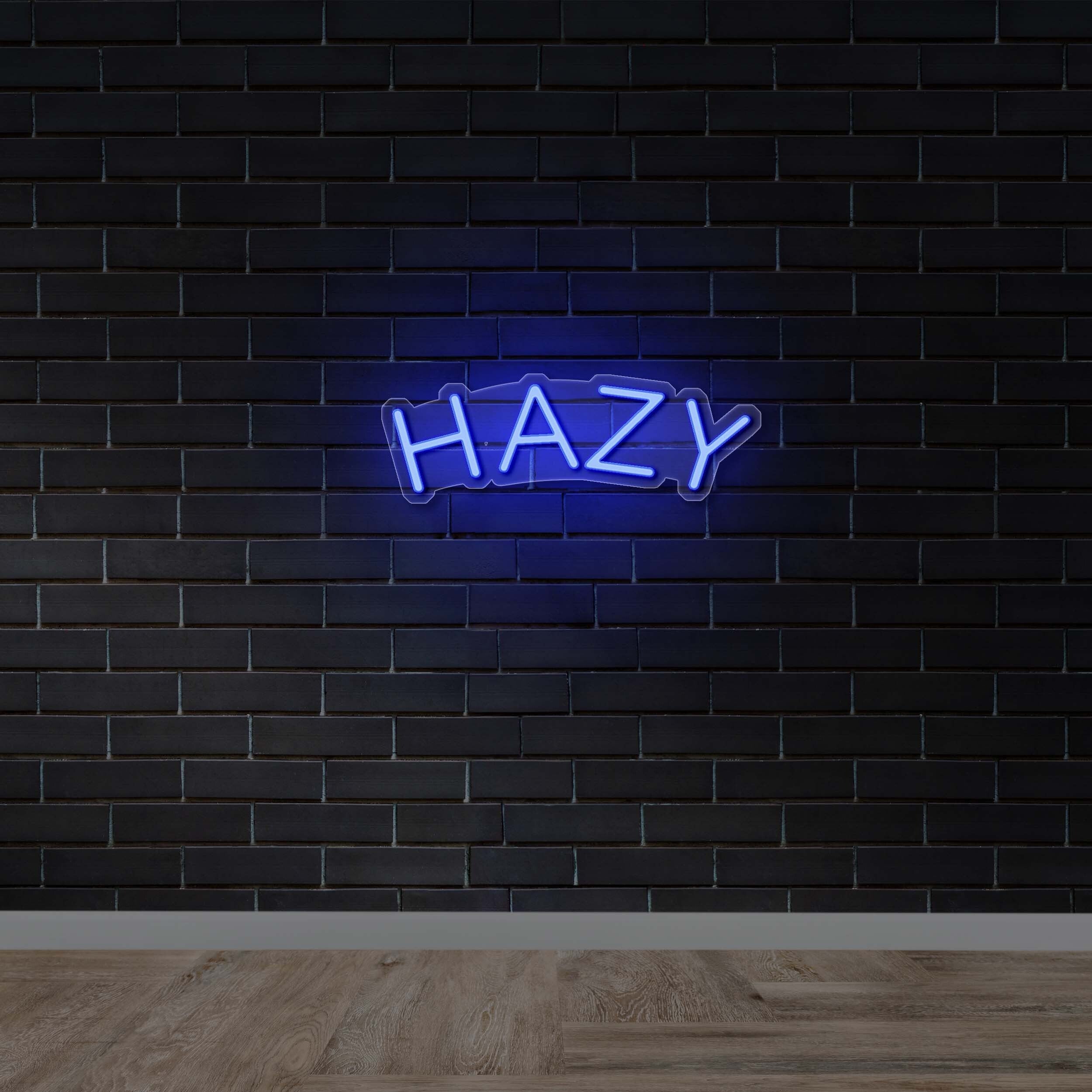 Hazy - Premium Neon Artwork