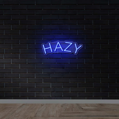 Hazy - Premium Neon Artwork