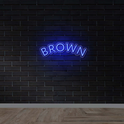 Brown - Premium Neon Artwork