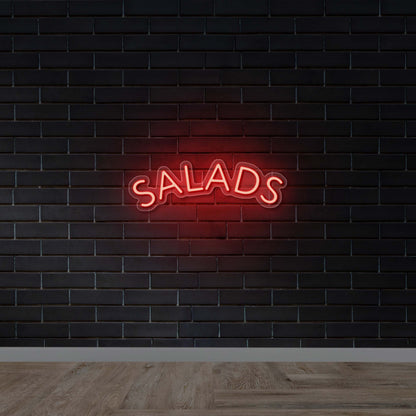 Salads - Premium Neon Artwork
