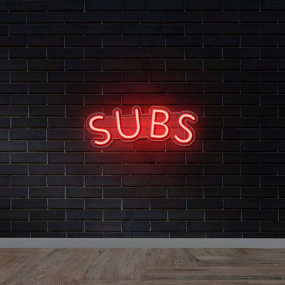 Subs - Premium Neon Artwork
