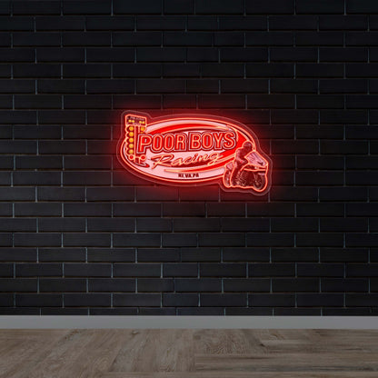 POOR BOYS RACING - Premium Neon Artwork
