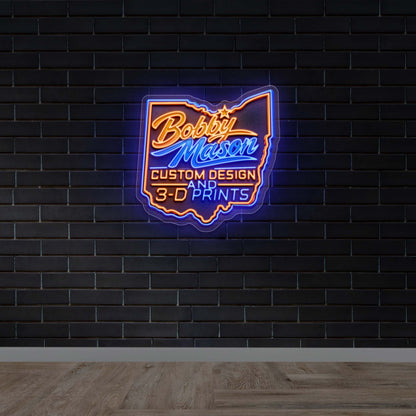 Bobby Mason Custom Design and 3-D Prints - Premium Neon Artwork