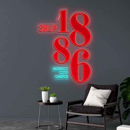 SHOP 1886 - Premium Neon Artwork