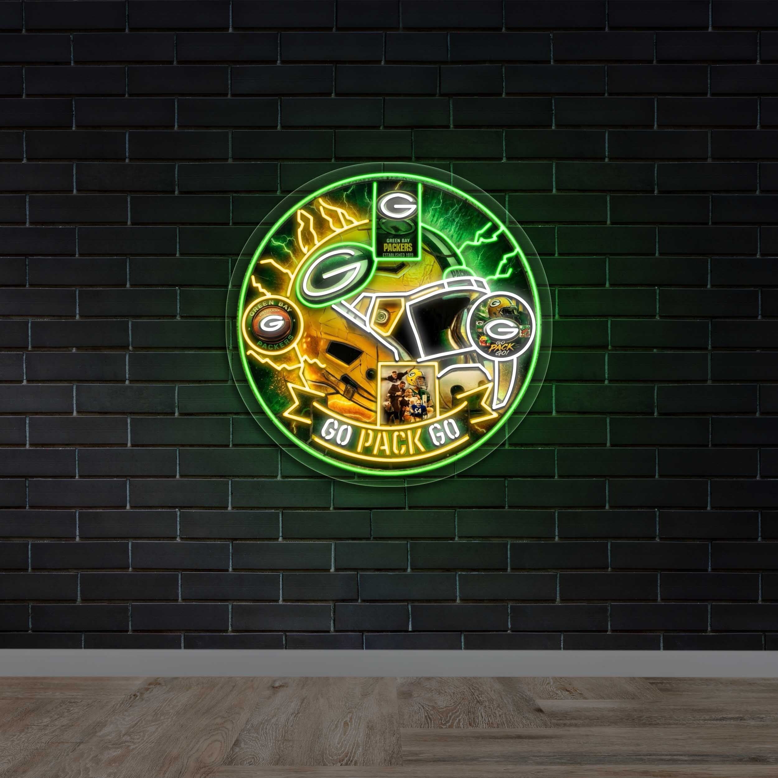 Go Pack Go - Premium Neon Artwork