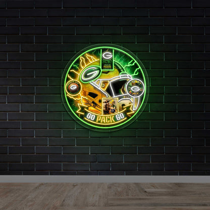 Go Pack Go - Premium Neon Artwork