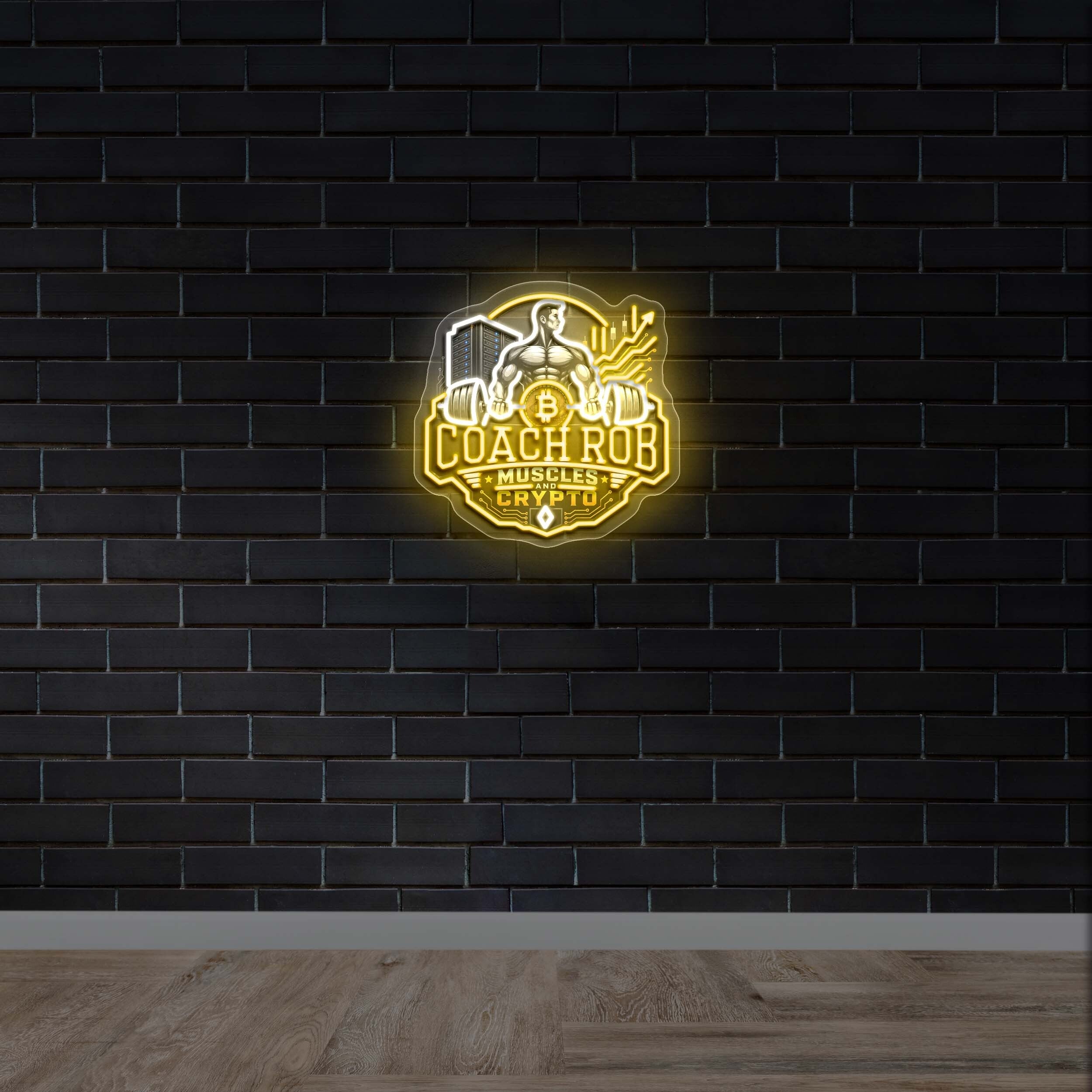 Coach Rob - Premium Neon Artwork