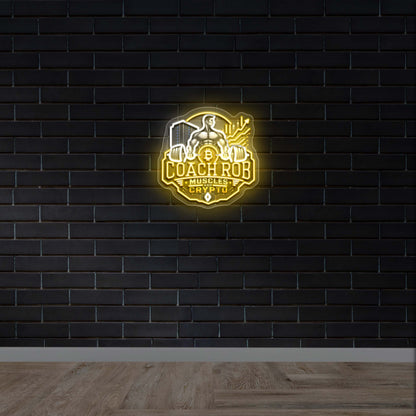 Coach Rob - Premium Neon Artwork