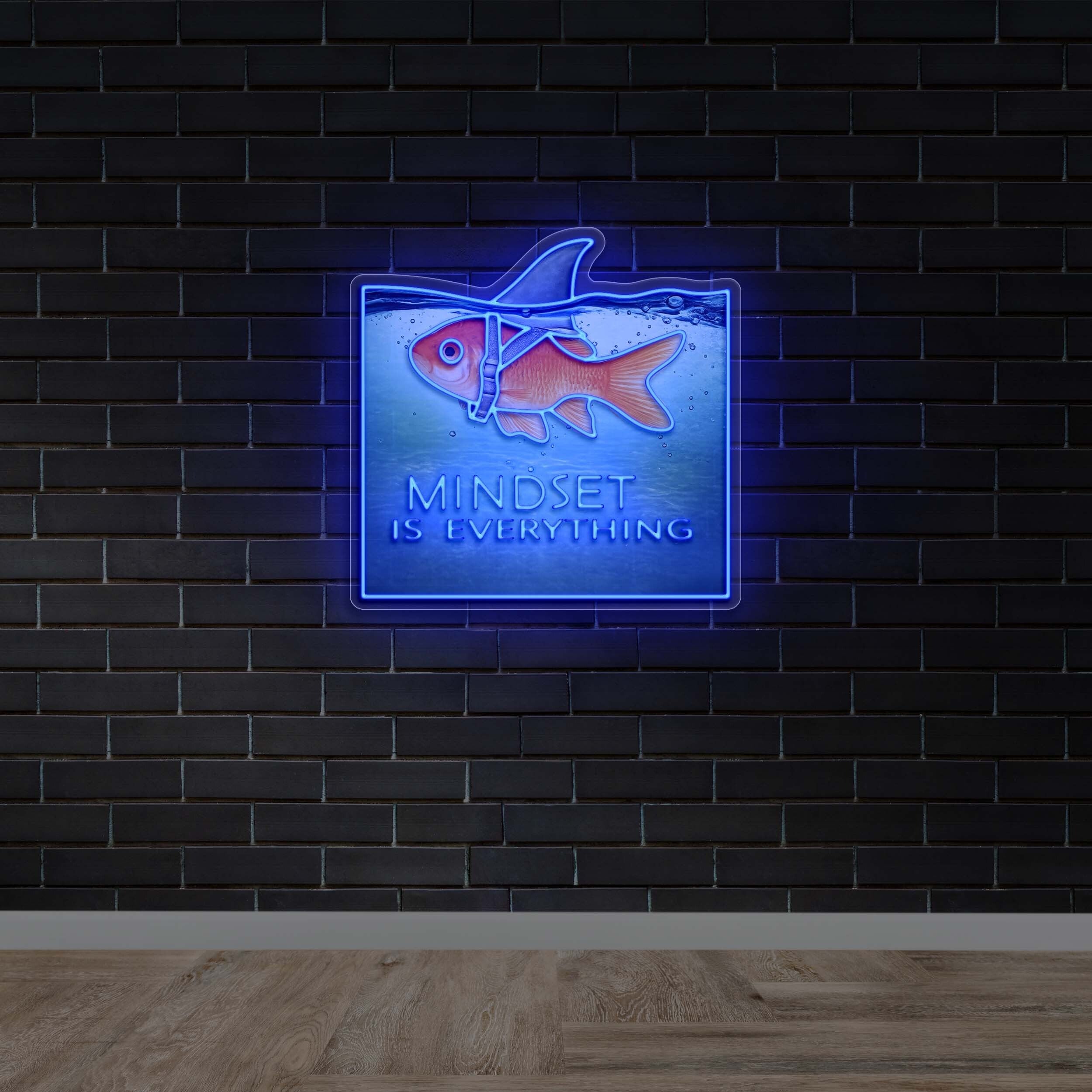 MINDSET IS EVERYTHING - Premium Neon Artwork