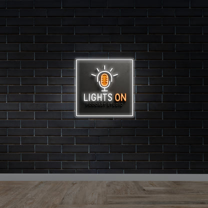 LIGHTS ON - Premium Neon Artwork