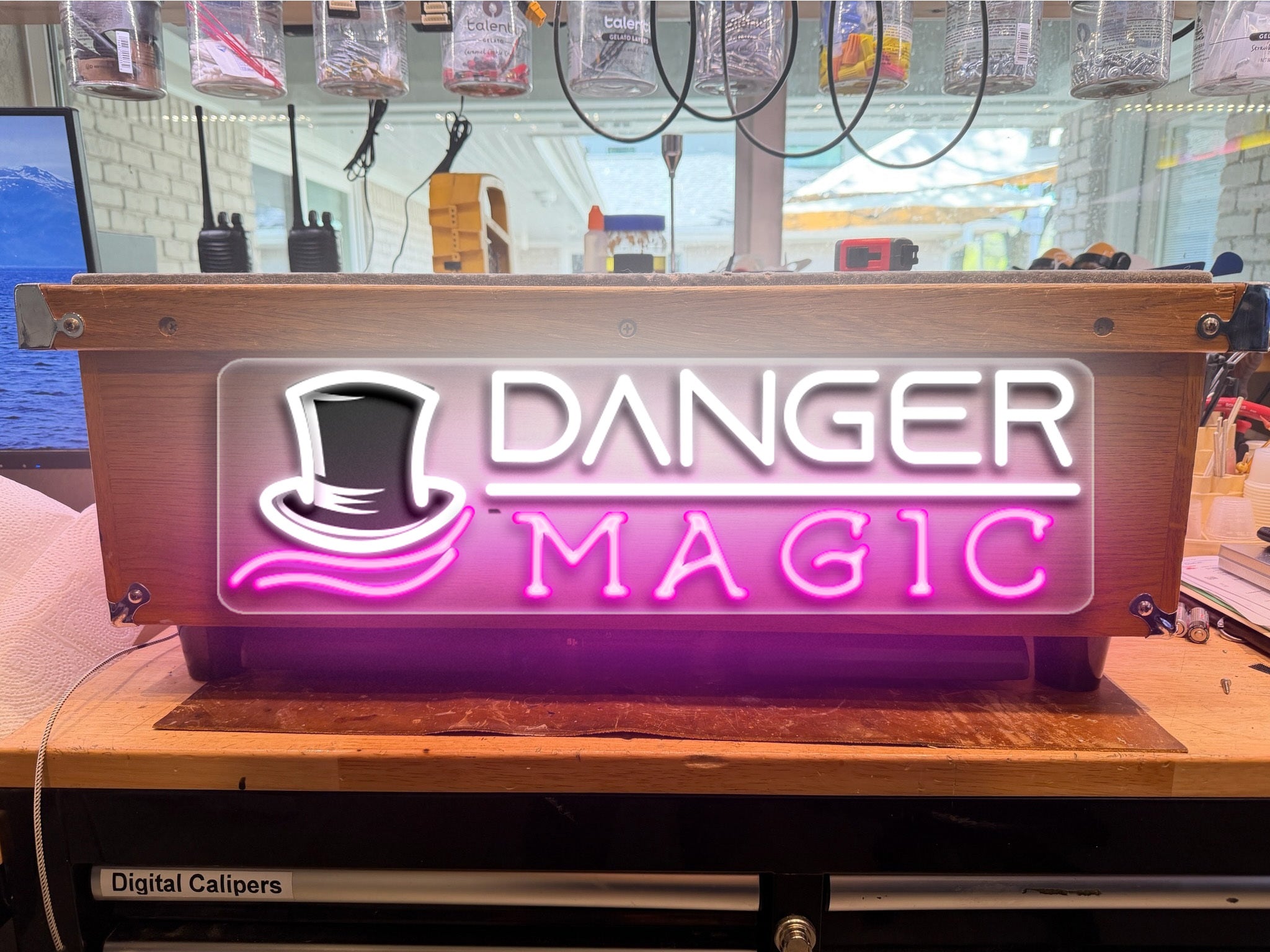 Danger Magic - Premium Neon Artwork