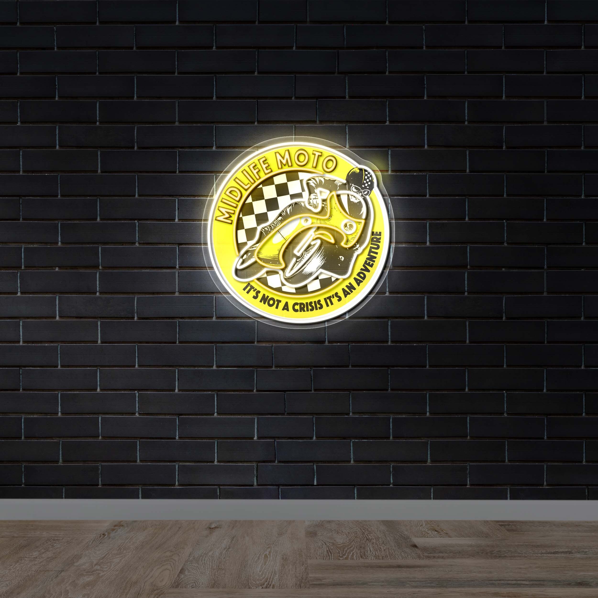 Midlife Moto - Premium Neon Artwork
