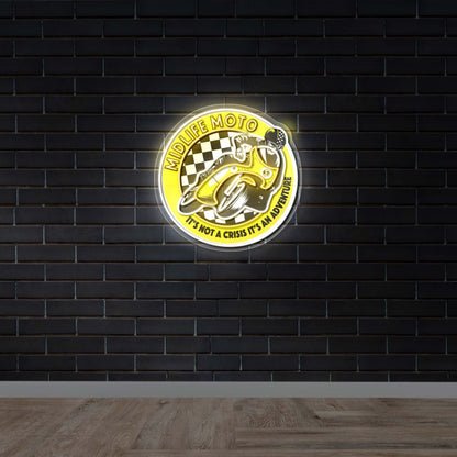 Midlife Moto - Premium Neon Artwork