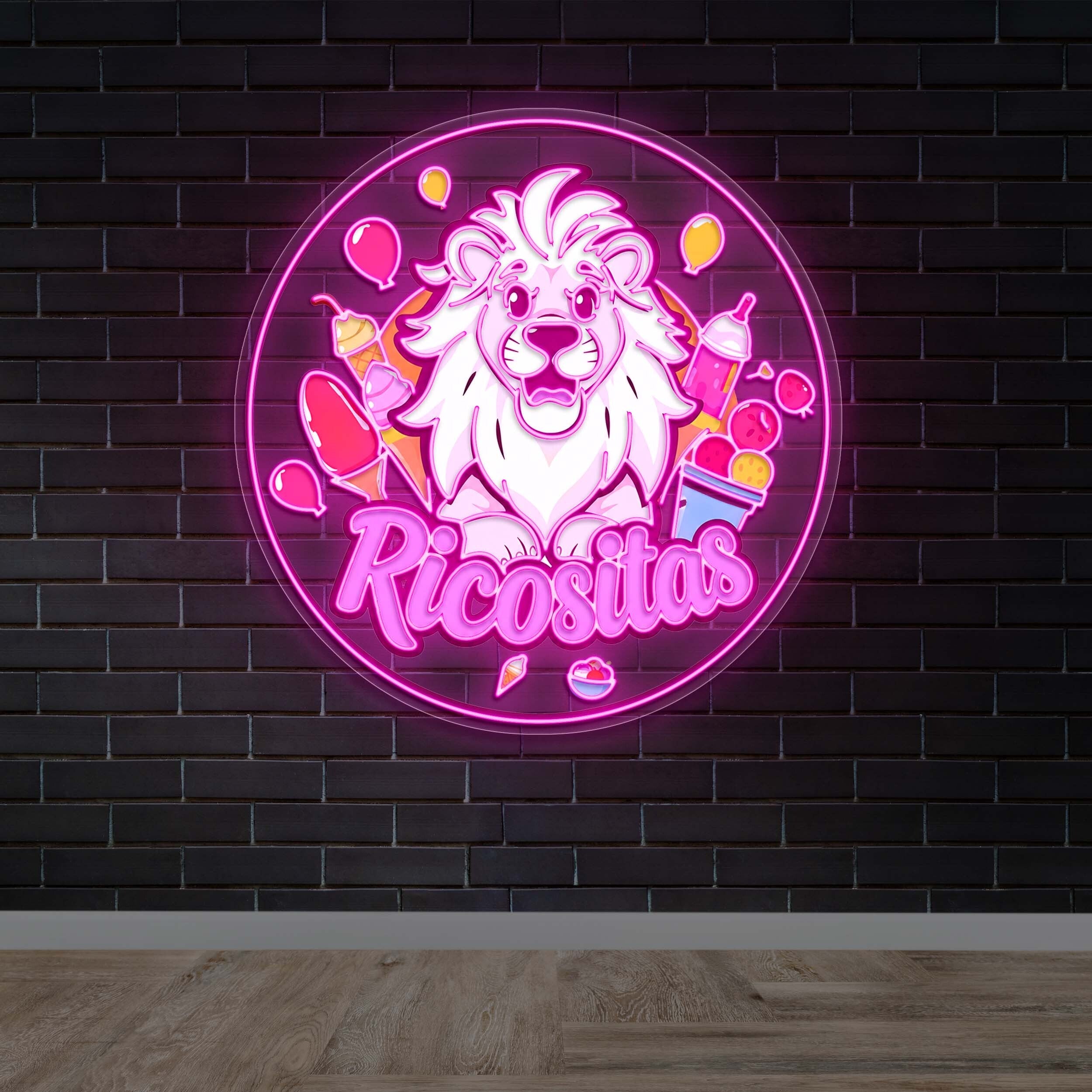 Ricositas - Premium Neon Artwork