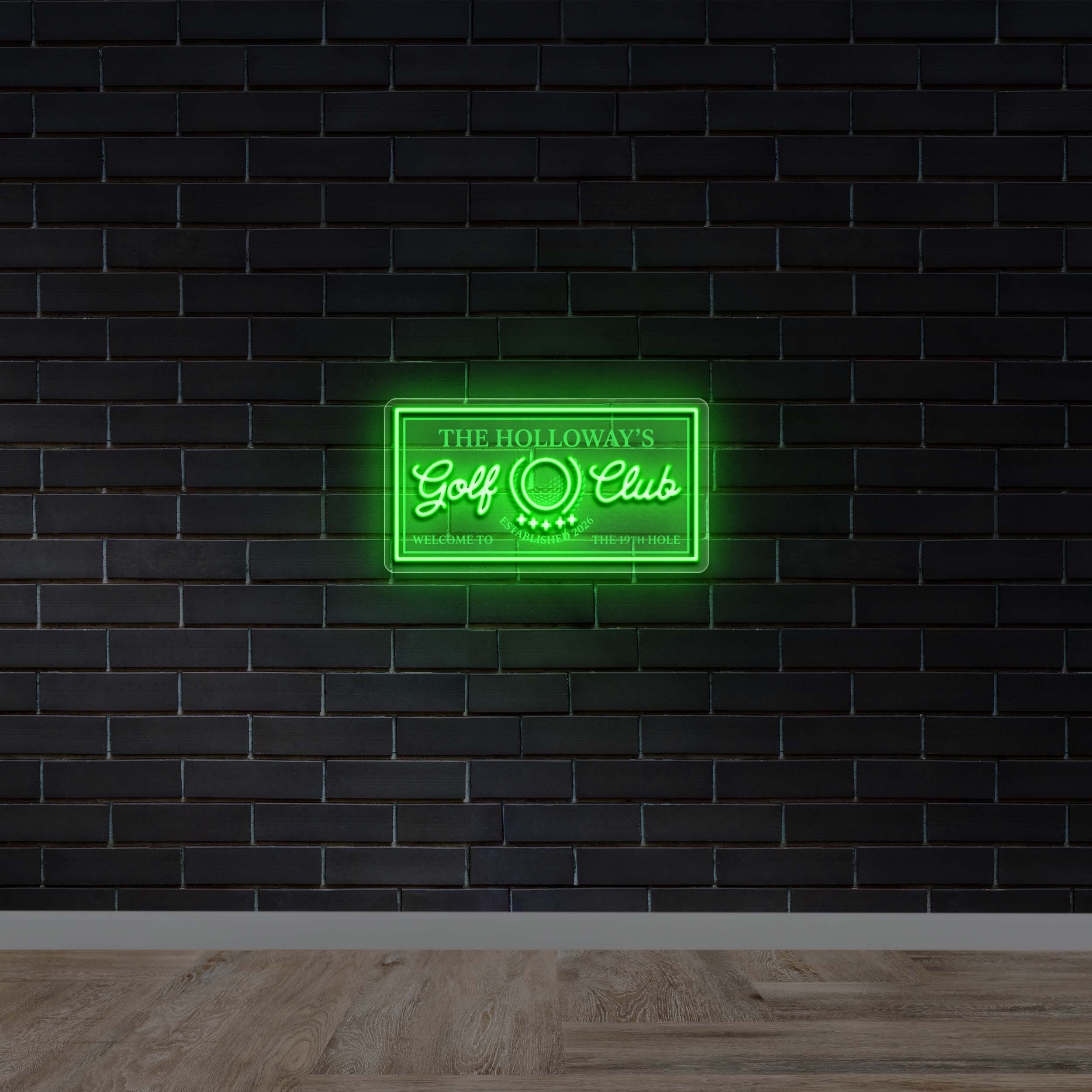 Golf Club - Premium Neon Artwork