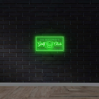 Golf Club - Premium Neon Artwork