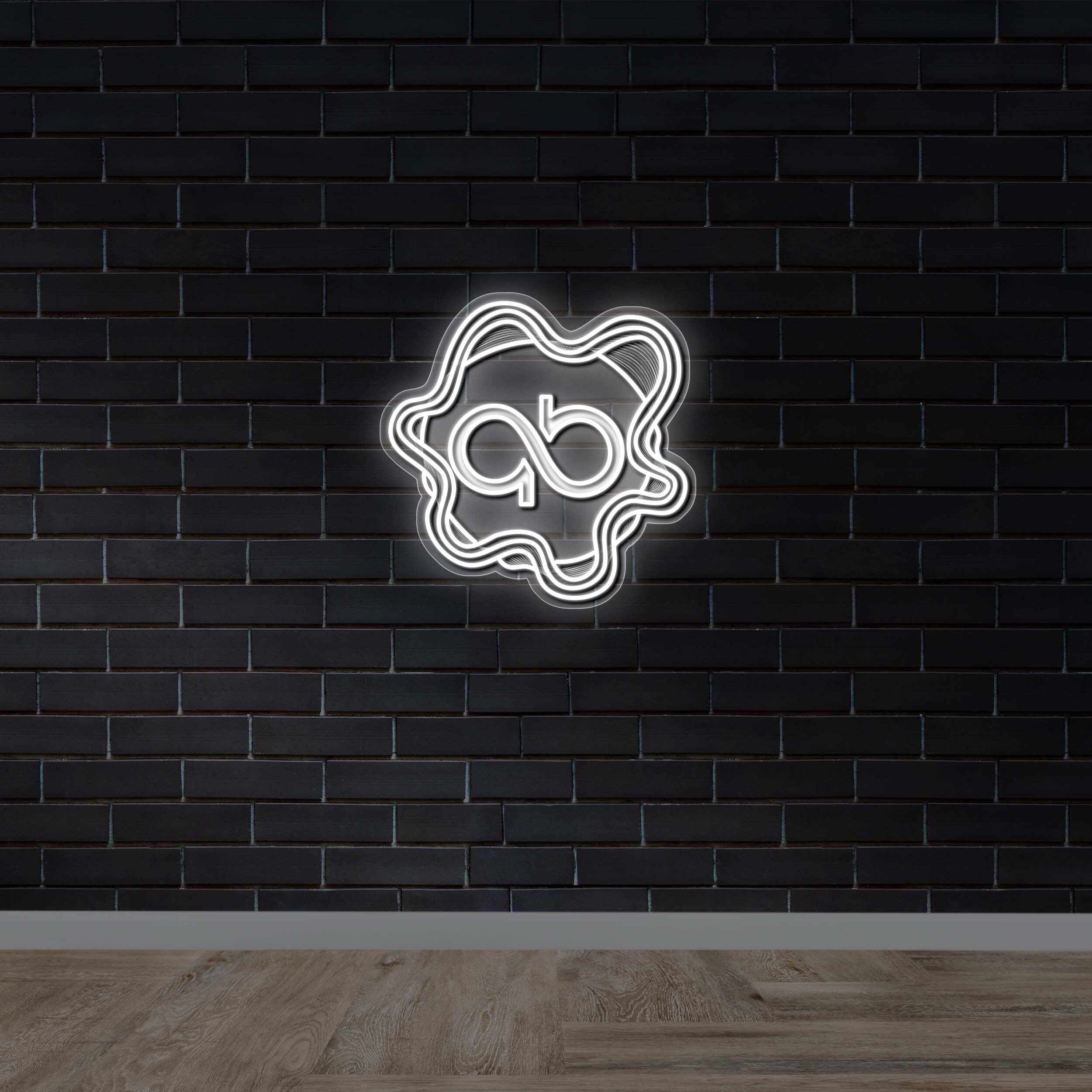 Quantum Beat Logo – Premium Neon Artwork