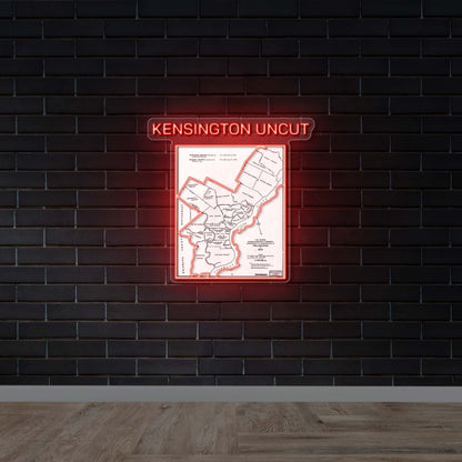 KENSINGTON UNCUT - Premium Neon Artwork