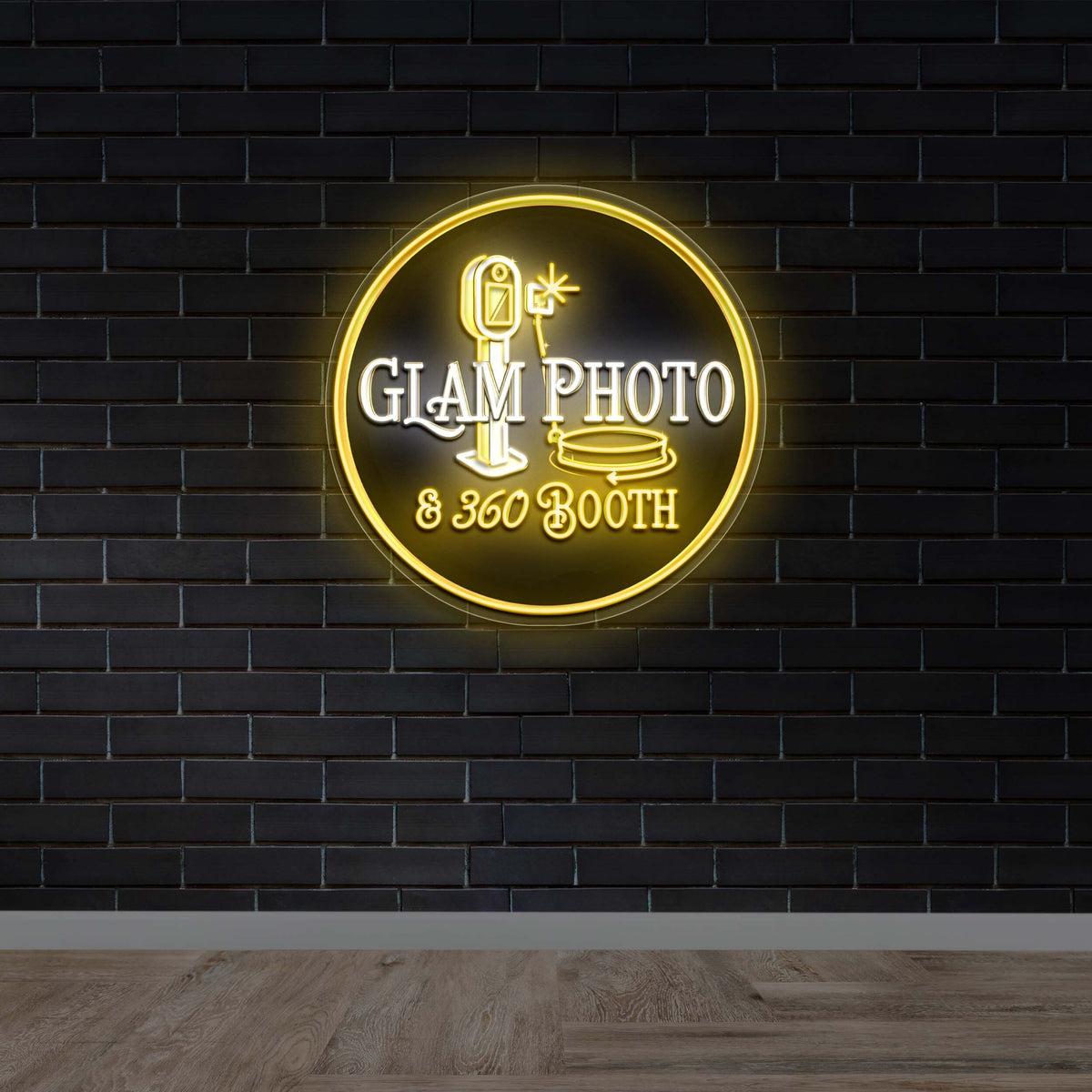 GLAM PHOTO & 360 BOOTH - Premium Neon Artwork