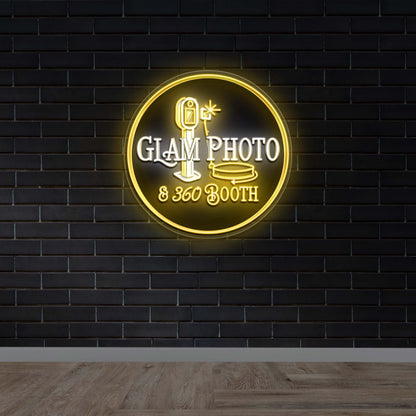 GLAM PHOTO & 360 BOOTH - Premium Neon Artwork