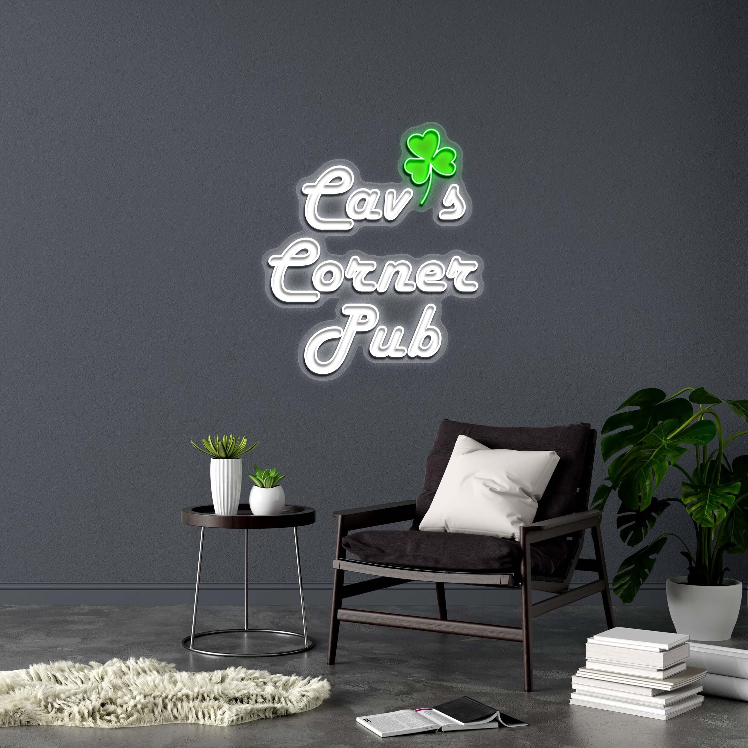 Cav’s Corner Pub - Premium Neon Artwork