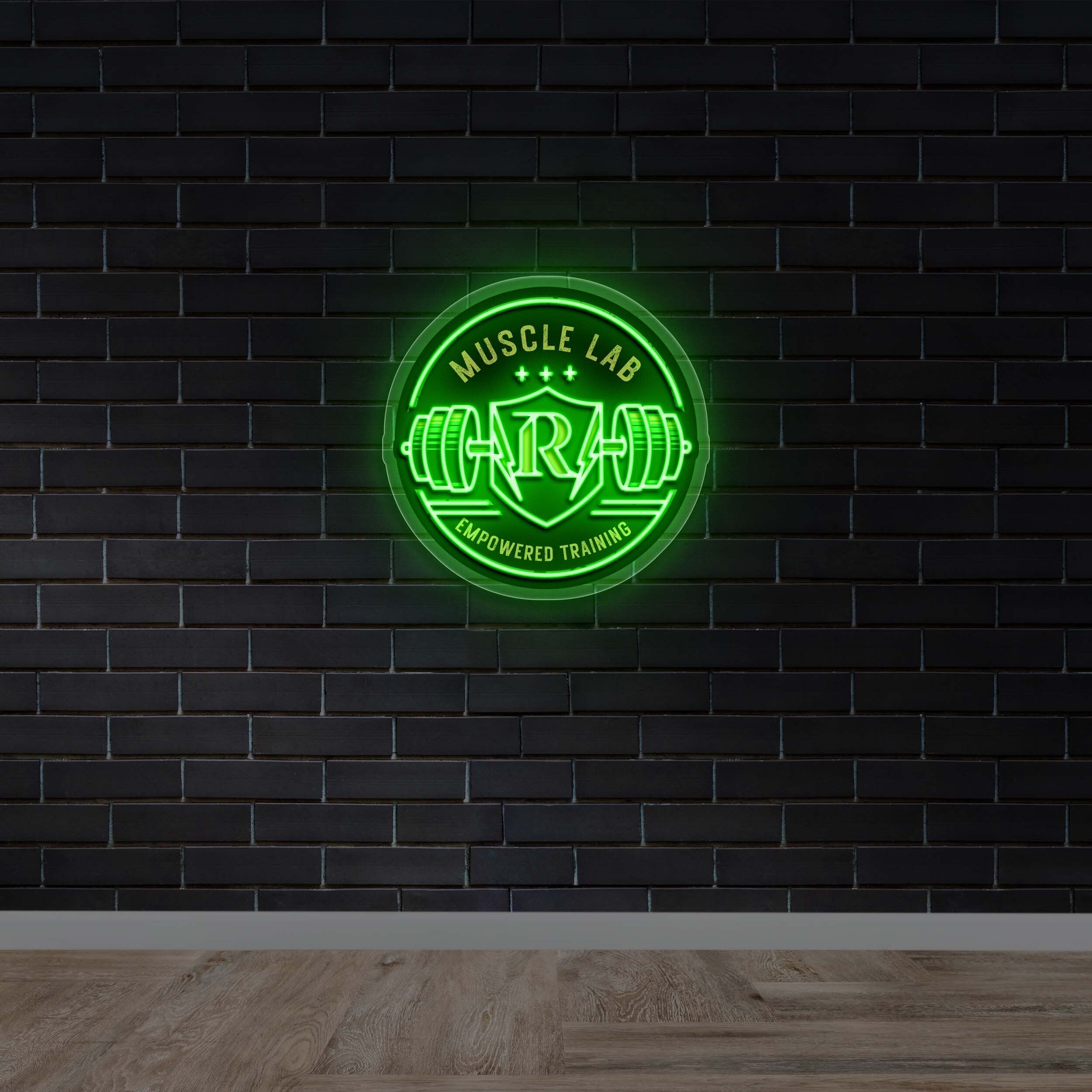 MUSCLE LAB - Premium Neon Artwork