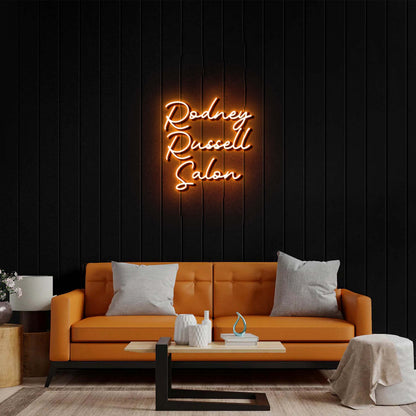 Rodney Russell Salon - Premium Neon Artwork
