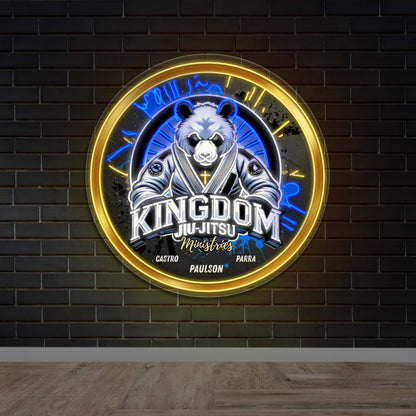 Kingdom Jiu-Jitsu - Premium Neon Artwork