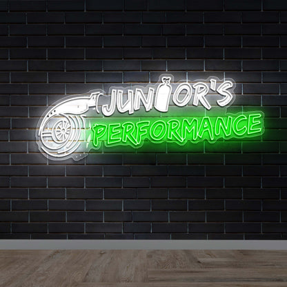JUNIOR'S PERFORMANCE -  Premium Neon Artwork