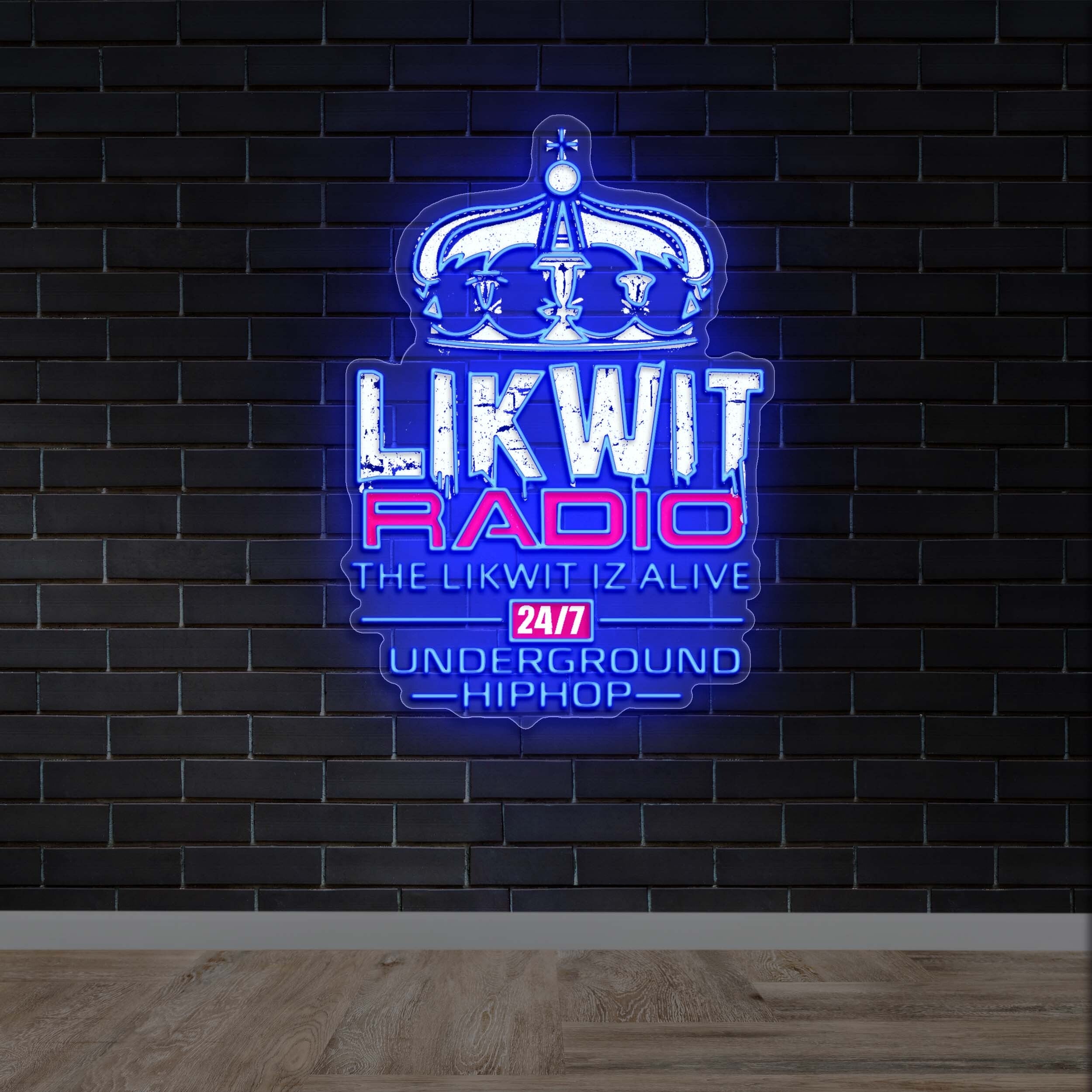 LIKWIT RADIO - Premium Neon Artwork
