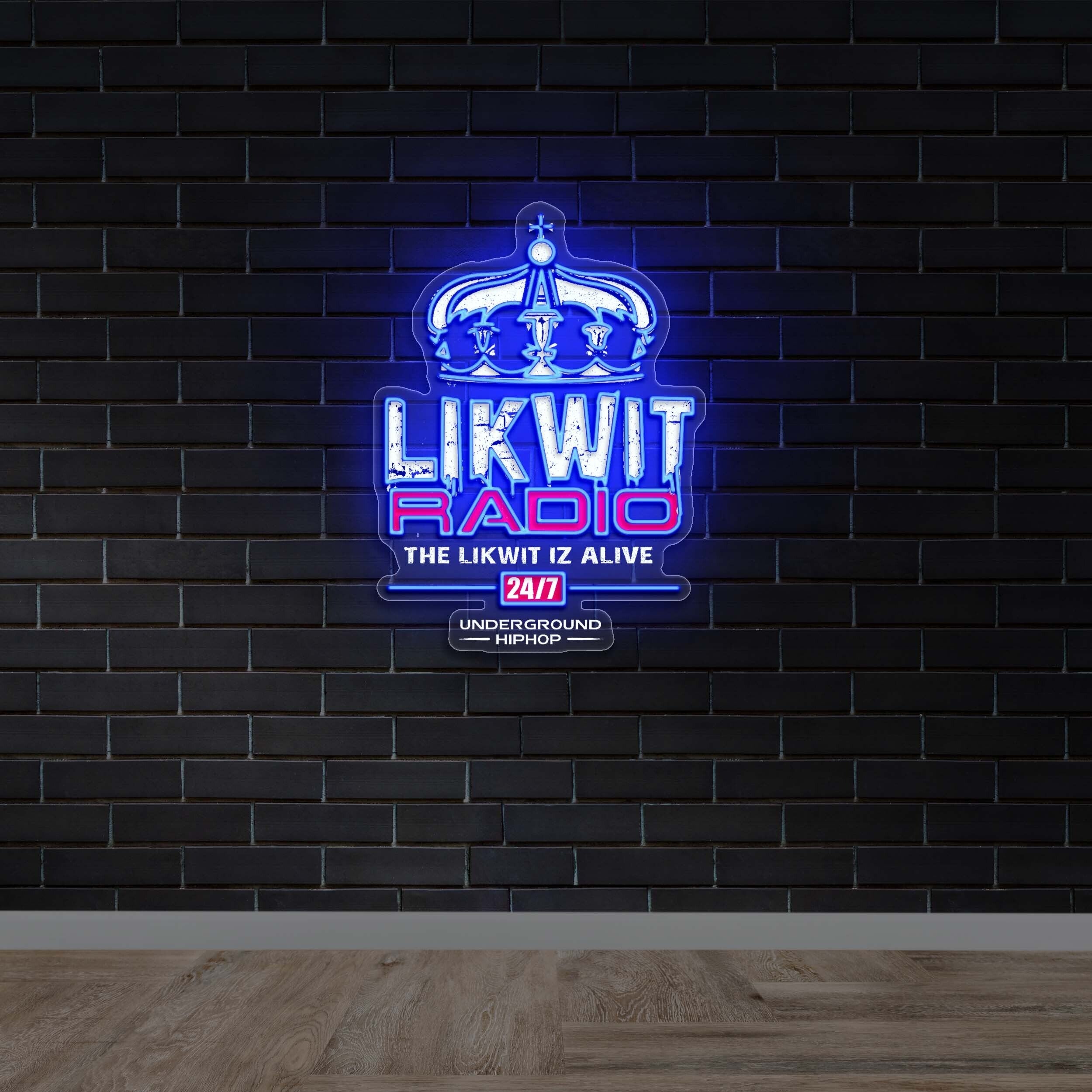 LIKWIT RADIO - Premium Neon Artwork
