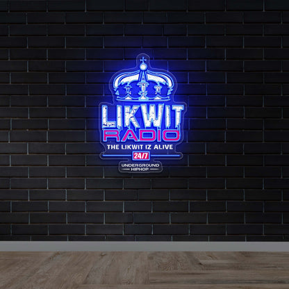 LIKWIT RADIO - Premium Neon Artwork