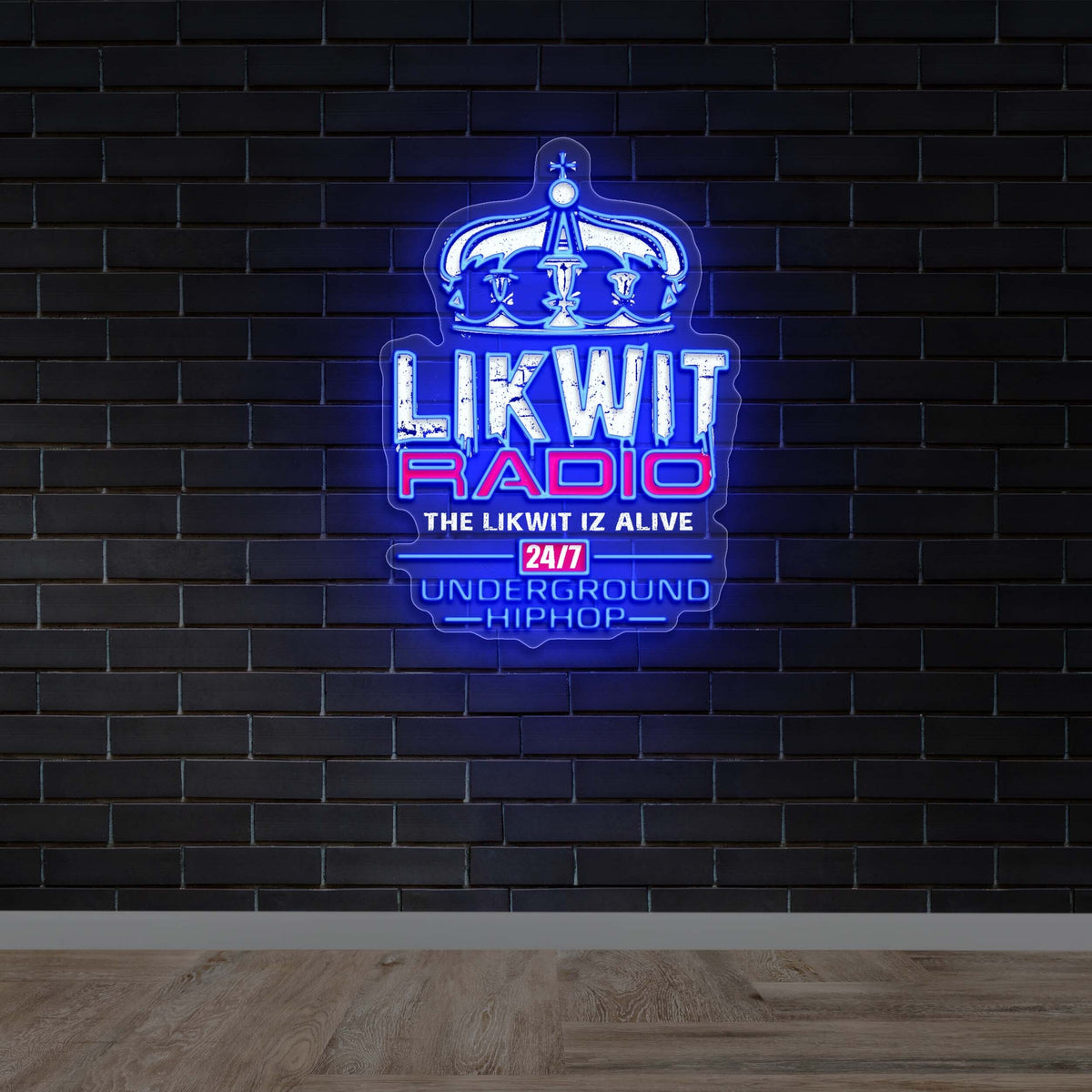 LIKWIT RADIO - Premium Neon Artwork