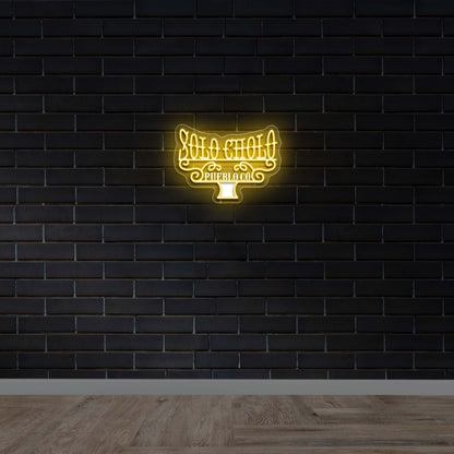 Solo cholo - Premium Neon Artwork