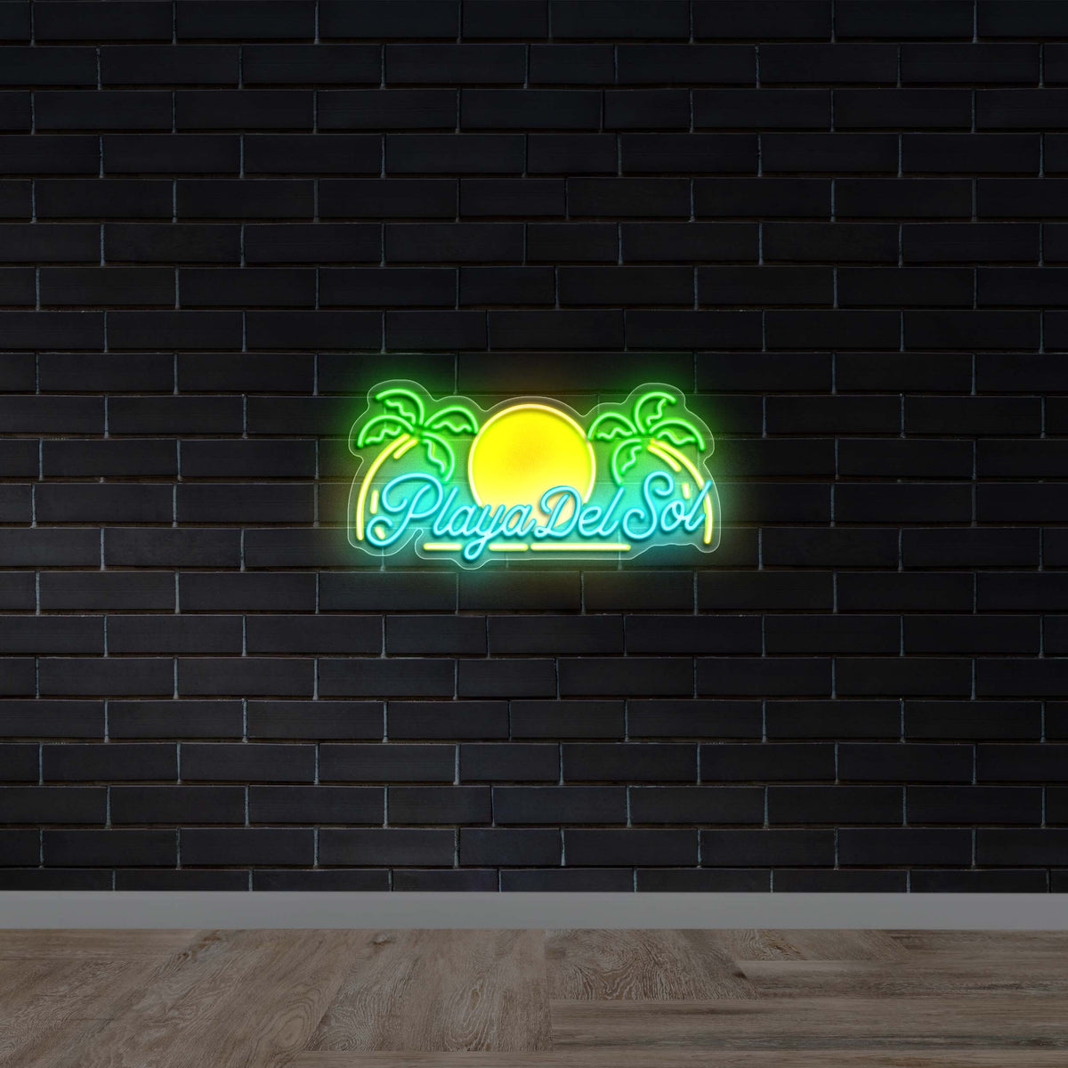Playa Del Sol - Premium Neon Artwork