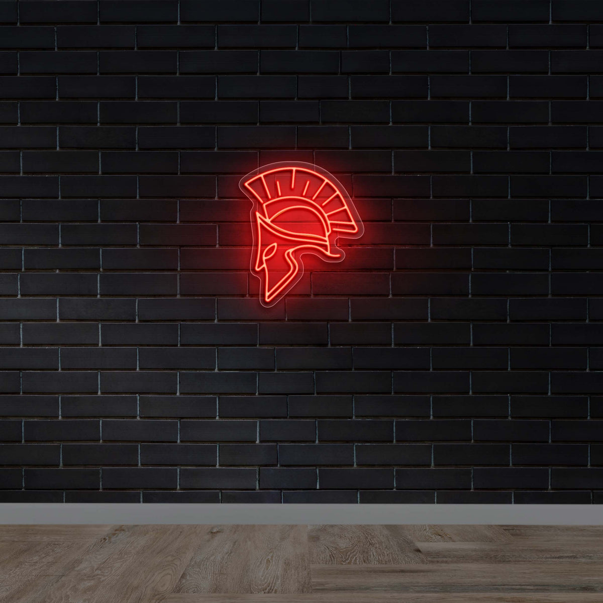 TheRommanEmpire Spartan Helmet - Premium Neon Artwork