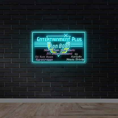 ENTERTAINMENT PLUS - Premium Neon Artwork