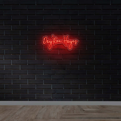 Day'Ron Hayes - Premium Neon Artwork