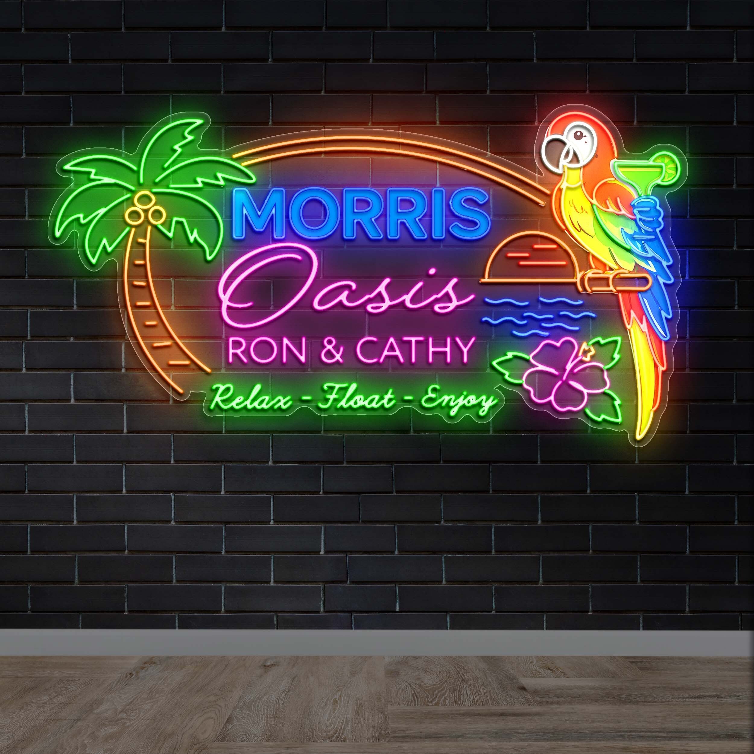 Morris Oasis - Premium Neon Artwork
