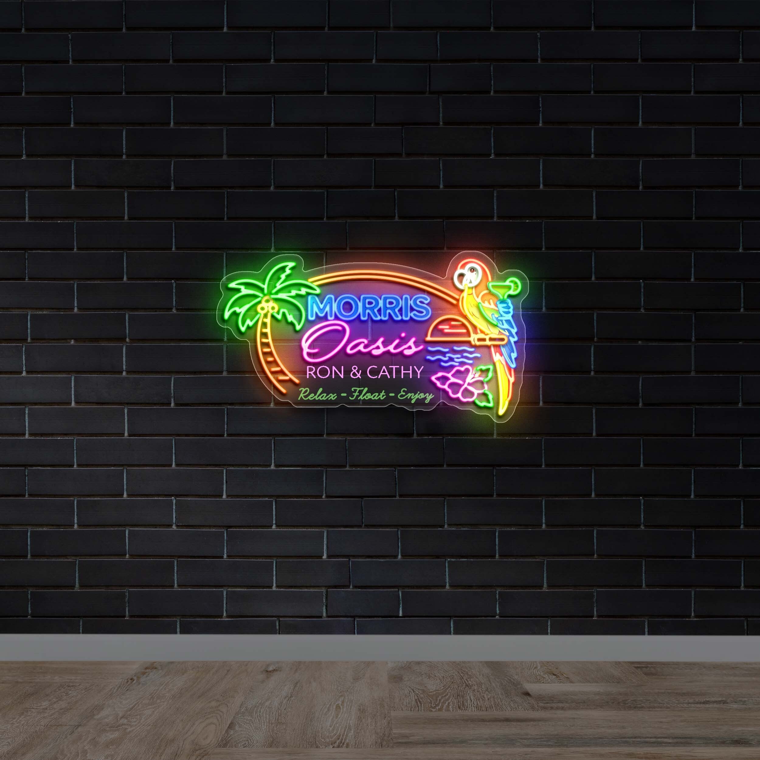 Morris Oasis - Premium Neon Artwork