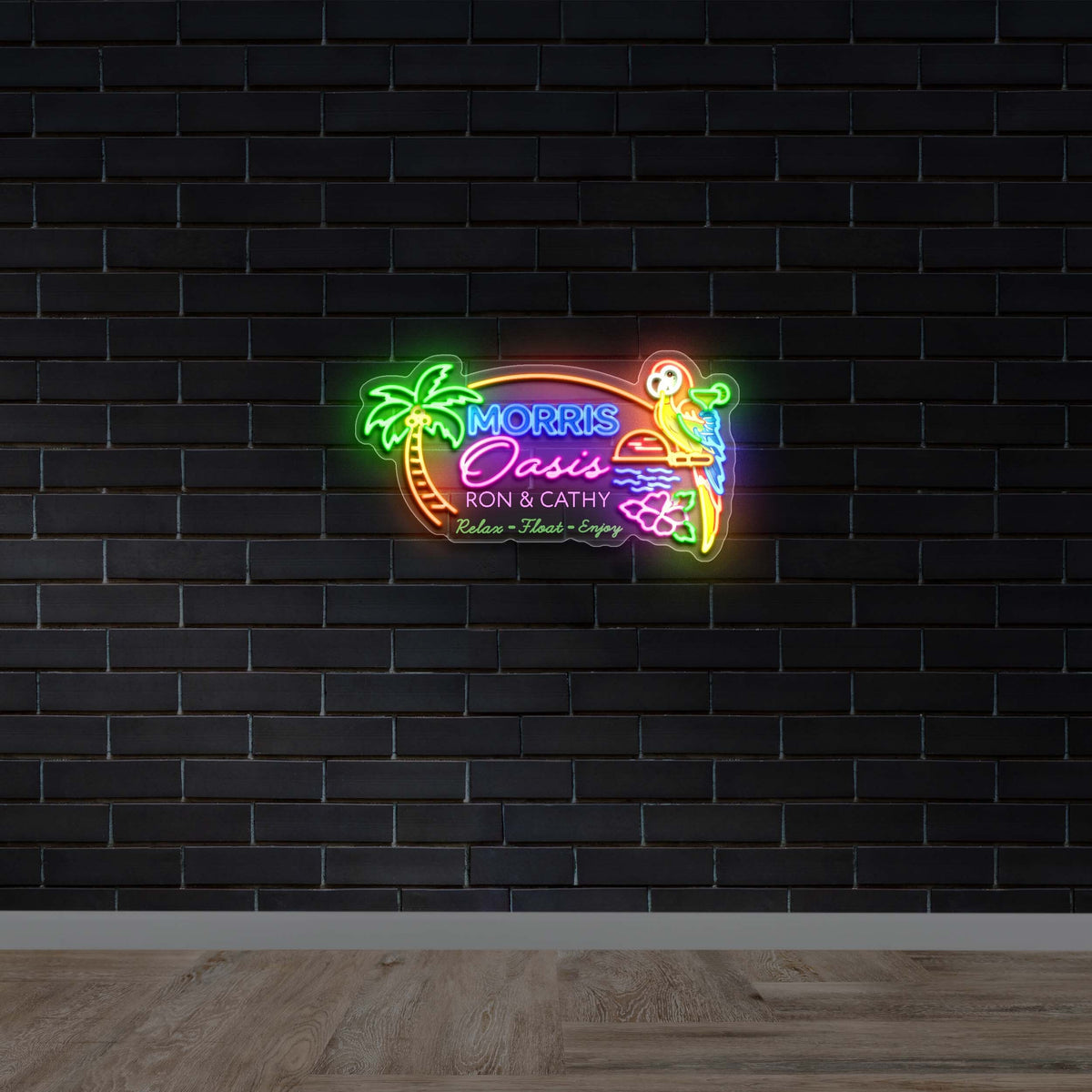 Morris Oasis - Premium Neon Artwork