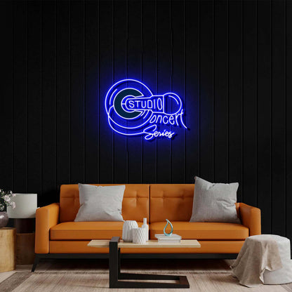 Studio Concert Series - Premium Neon Artwork