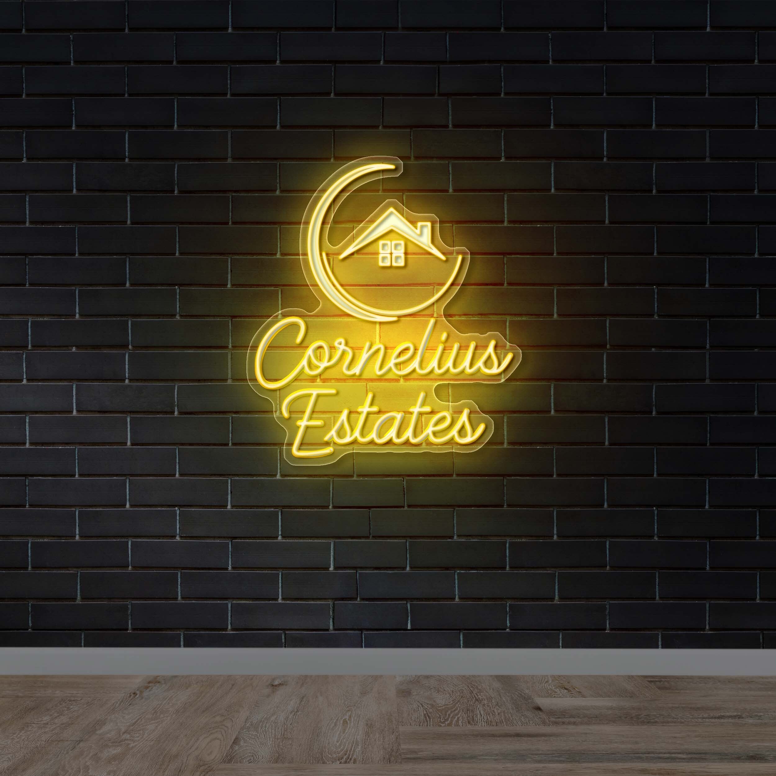 CORNELIUS ESTATES - Premium Neon Artwork