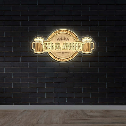 Bar El Atoron - Premium Neon Artwork