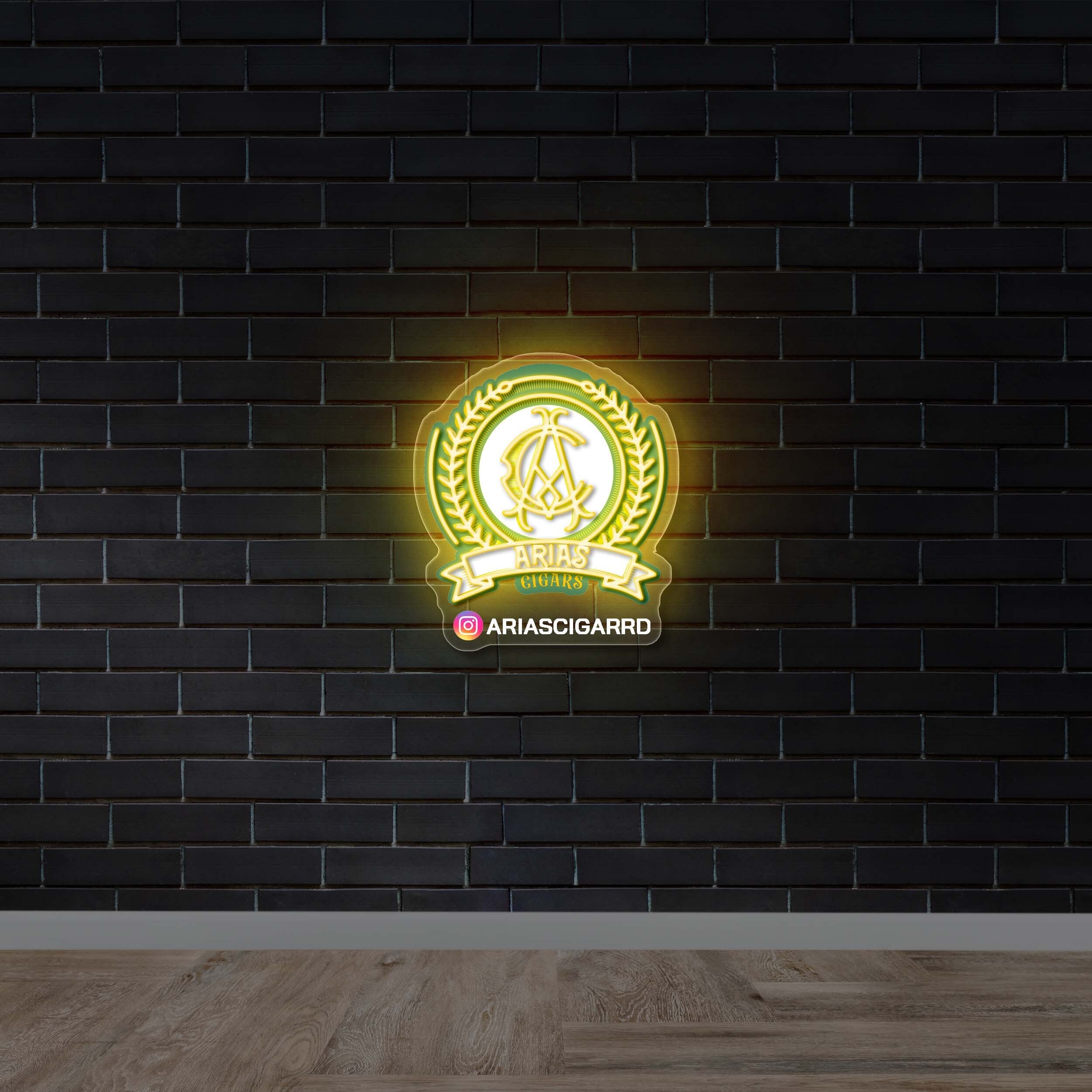 ARIAS CIGARS - Premium Neon Artwork