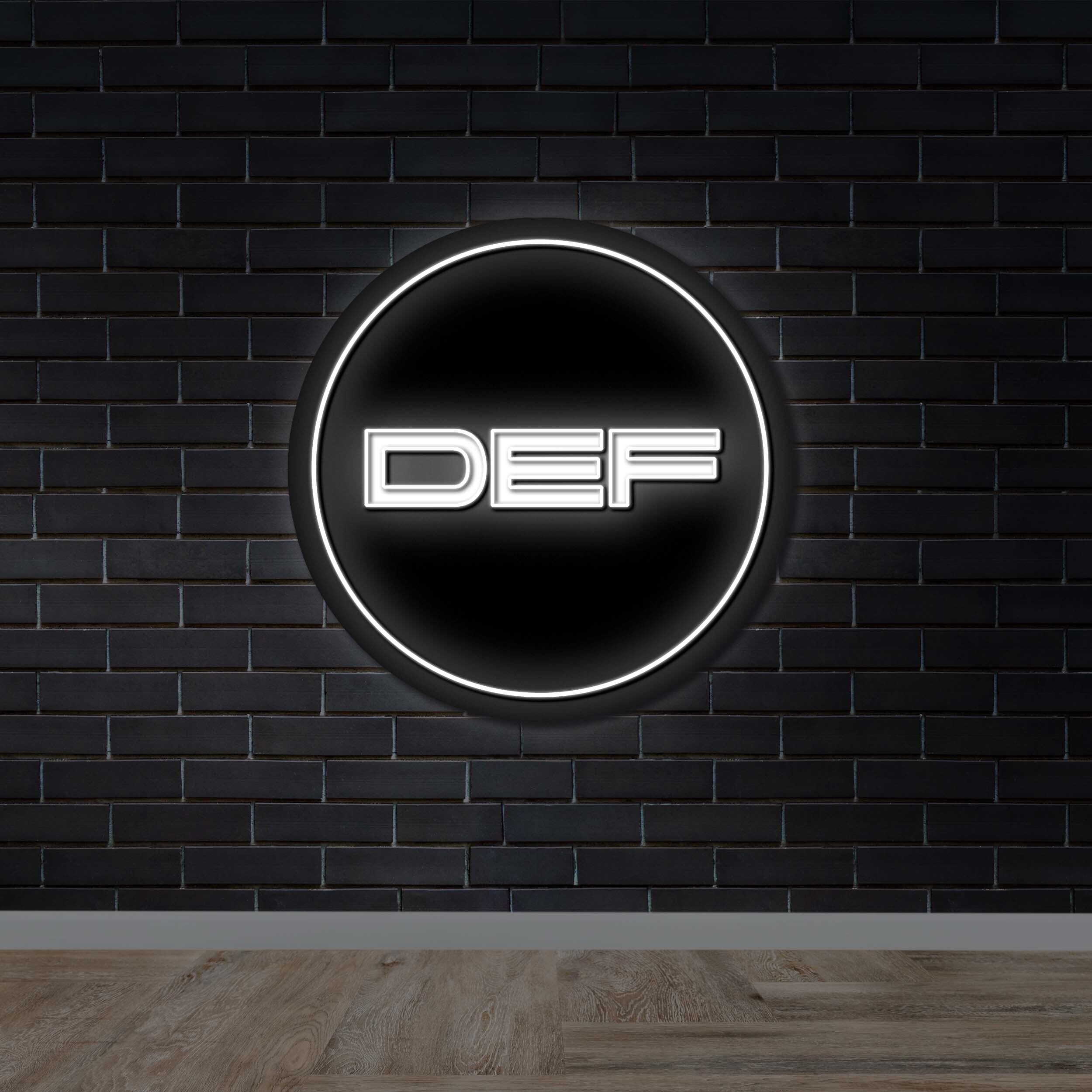 DEF - Premium Neon Artwork