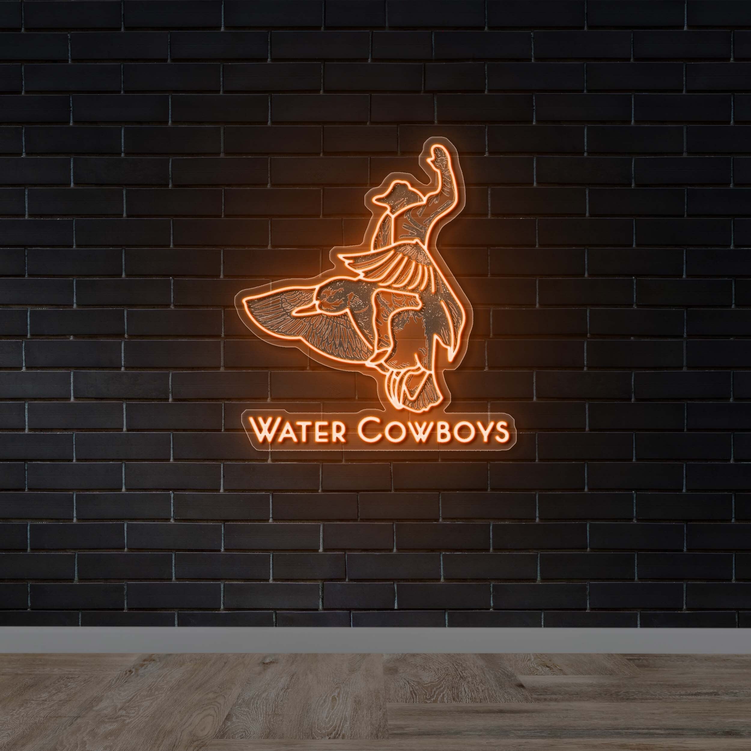 Water Cowboys - Premium Neon Artwork